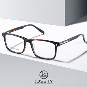 Brand Prescription Glasses Frame Men Optical Myopia Eyeglasses Frame Male High End Italy Acetate Clear Spectacles Custom