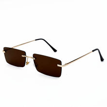 Load image into Gallery viewer, Rectangle Ladies Sunglasses Women 2022 Rimless Square Polarized Sun Glasses For Ladies Zonnebril Dames Vrouwen Bril