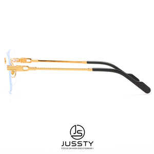Brand Rimless Glasses Frame Men Optical Myopia Eyeglasses Frame Male Custom High Quality Prescription Spectacles Frame
