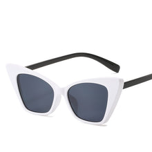 Load image into Gallery viewer, Brand Small Rectangle Sunglasses Women 2023 Grey Pink Shades Women 90s Vintage Steampunk Cat Eye Sunglasses Unisex UV400