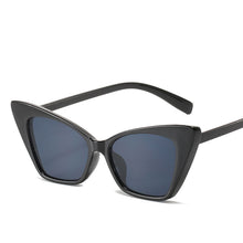 Load image into Gallery viewer, Brand Small Rectangle Sunglasses Women 2023 Grey Pink Shades Women 90s Vintage Steampunk Cat Eye Sunglasses Unisex UV400