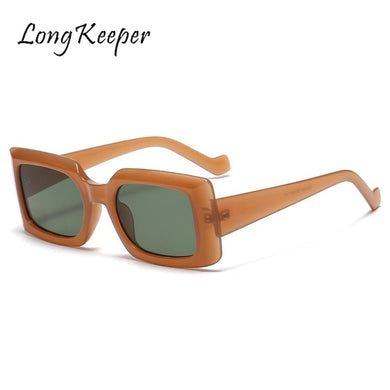 Brand Small Rectangle Sunglasses Women Vintage Square Sun Glasses Ladies Decorative Glasses Trendy Outdoor Eyewear Oculos