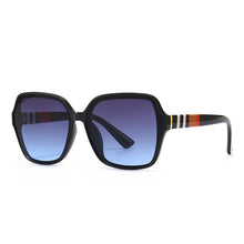 Load image into Gallery viewer, Brand Square Sunglasses 2023 Women Men Stripe Sun Glasses Black Brown Eyewear Female Shades Eyeglasses UV400