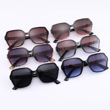 Load image into Gallery viewer, Brand Square Sunglasses 2023 Women Men Stripe Sun Glasses Black Brown Eyewear Female Shades Eyeglasses UV400
