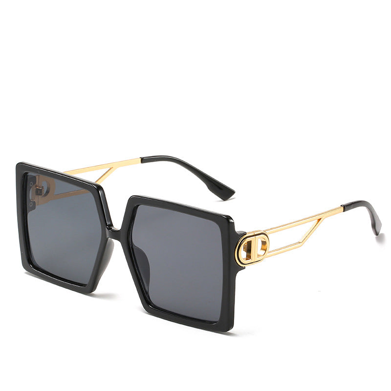 Brand Square Sunglasses Women Men Oversized Sun Glasses Shades Eyewear Lady Gradient Eyeglasses UV400 Oculos