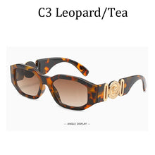Load image into Gallery viewer, Brand Sunglass for Men Designer Conjoined square Gradient lens Brand 2022 Mental Sunglasses Glasses  Glasses 10086