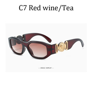 Brand Sunglass for Men Designer Conjoined square Gradient lens Brand 2022 Mental Sunglasses Glasses  Glasses 10086