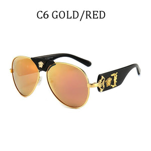 Brand Sunglass for Men Designer Conjoined square Gradient lens Brand 2022 Mental Sunglasses Glasses  Glasses 10086