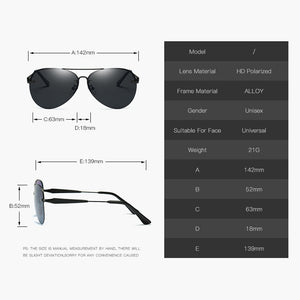 Brand Sunglasses Men Polarized Driving Coating Glasses Metal Rimless Sun glasses For Men Gafas De Sol Hombre