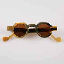 Load image into Gallery viewer, Brand Unique Handmade Flower Nose Optical Reading Glasses Spectacle Eyeglasses Eyewear Frame  Wide Round Horn sunglasses