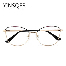 Load image into Gallery viewer, Cat Eye Optical Prescription Glasses Frame For Women Spectacles Frames For Ladies Fake Decorative Eyewear Female Eyeglass