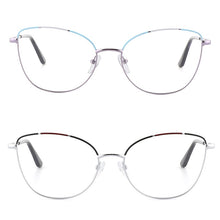 Load image into Gallery viewer, Cat Eye Optical Prescription Glasses Frame For Women Spectacles Frames For Ladies Fake Decorative Eyewear Female Eyeglass