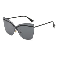 Load image into Gallery viewer, Cat Eye Oversized Women Sunglasses Anti-Reflective Mirror Metal Frame Sun Glasses UV400 Female