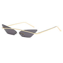 Load image into Gallery viewer, Cat Eye Sunglasses Women Brand Design Colorful Metal Mirror Sunglasses Women UV400 Sunglasses