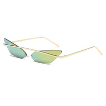 Load image into Gallery viewer, Cat Eye Sunglasses Women Brand Design Colorful Metal Mirror Sunglasses Women UV400 Sunglasses