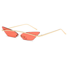 Load image into Gallery viewer, Cat Eye Sunglasses Women Brand Design Colorful Metal Mirror Sunglasses Women UV400 Sunglasses