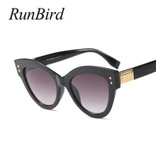 Load image into Gallery viewer, Cat Eye Sunglasses Women Brand Designer Retro Vintage Sun Glasses Women Female Ladies Sunglass Lunettes de soleil 1452R