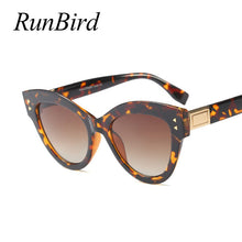 Load image into Gallery viewer, Cat Eye Sunglasses Women Brand Designer Retro Vintage Sun Glasses Women Female Ladies Sunglass Lunettes de soleil 1452R