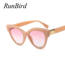 Load image into Gallery viewer, Cat Eye Sunglasses Women Brand Designer Retro Vintage Sun Glasses Women Female Ladies Sunglass Lunettes de soleil 1452R