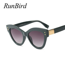 Load image into Gallery viewer, Cat Eye Sunglasses Women Brand Designer Retro Vintage Sun Glasses Women Female Ladies Sunglass Lunettes de soleil 1452R