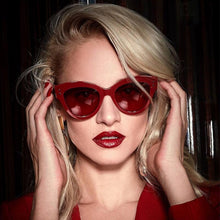 Load image into Gallery viewer, Cat Eye Sunglasses Women Brand Designer Retro Vintage Sun Glasses Women Female Ladies Sunglass Lunettes de soleil 1452R