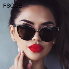 Load image into Gallery viewer, Cat Eye Sunglasses Women  Brand Designer Vintage Gradient Glasses Retro Cat eye Sun glasses Female Eyewear UV400