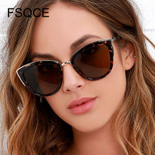 Load image into Gallery viewer, Cat Eye Sunglasses Women  Brand Designer Vintage Gradient Glasses Retro Cat eye Sun glasses Female Eyewear UV400