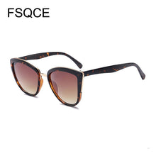 Load image into Gallery viewer, Cat Eye Sunglasses Women  Brand Designer Vintage Gradient Glasses Retro Cat eye Sun glasses Female Eyewear UV400