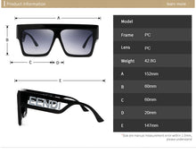 Load image into Gallery viewer, Classic Style Gradient Sunglasses Cool Women Vintage Brand Design Square Sun Glasses Oculos De Sol Large Frame UV400