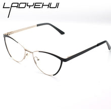 Load image into Gallery viewer, Decorative Eyeglasses Frame For Women Fake Glasses Women Retro Fashion Cat Eye Optical Prescription Glasses For Myopia