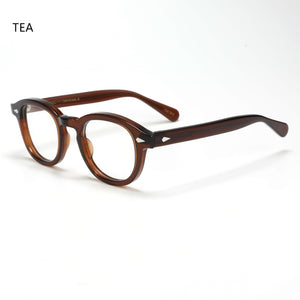 Design  hand made Sunglasses Men Round eyeglass Women Brand Designer Men women sunglasses