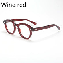 Load image into Gallery viewer, Design  hand made Sunglasses Men Round eyeglass Women Brand Designer Men women sunglasses