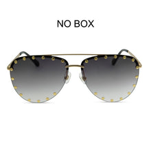 Load image into Gallery viewer, Designer Oversize Pilot Shape Sunglasses With Flexiable Temple Women  Glass плаття осінь 2023 очки стрекозы