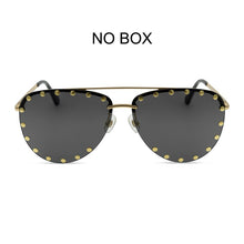 Load image into Gallery viewer, Designer Oversize Pilot Shape Sunglasses With Flexiable Temple Women  Glass плаття осінь 2023 очки стрекозы