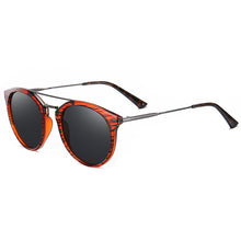 Load image into Gallery viewer, Designer Retro Pilot Sunglasses Men Polarized TR90 Frame Round Sun Glasses for Driving Shades for Women