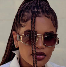 Load image into Gallery viewer, Designer Rimless Oversized Eyewear Punk Women Men Sunglasses Sun Glasses Trendy Oculos Vintage Shades Retro Gafas