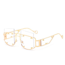 Load image into Gallery viewer, Designer Rimless Oversized Eyewear Punk Women Men Sunglasses Sun Glasses Trendy Oculos Vintage Shades Retro Gafas