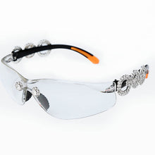 Carica l'immagine nel visualizzatore di Gallery, Diamond Cateye Sunglasses Women Men Goggle Sun Glasses Lady Brand Designer Colorful Lens Cool Pilot Eyewear UV400