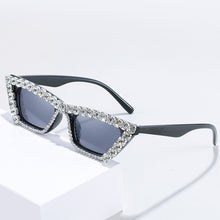 Load image into Gallery viewer, Diamond Decor Cat Eyes Icon Sexy Sunglasses Ladies 2023 Brand Design Female Hip Hop And Pop Music Sexy Sunglasses Women