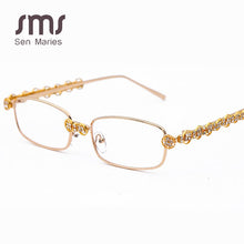 Load image into Gallery viewer, Diamond Rectangle Sunglasses Women 2023 Brand Designer Square Male Glasses Female Eyeglasses Clear Lens UV400