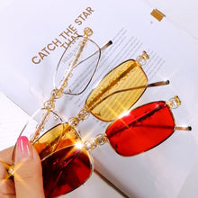 Load image into Gallery viewer, Diamond Rectangle Sunglasses Women 2023 Brand Designer Square Male Glasses Female Eyeglasses Clear Lens UV400