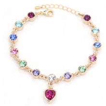 Carica l'immagine nel visualizzatore di Gallery, Luxury Fashion AAAA Crystal Bracelet Charm Bride Wedding Anniversary Commemorate Gift Supply Exquisite Jewelry Packaging