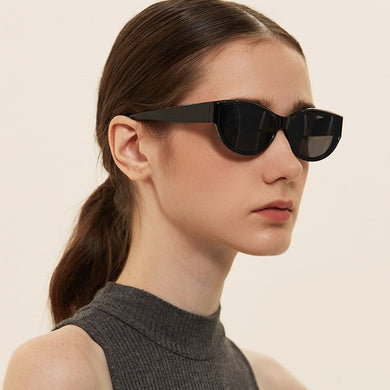 Cat Eye Sunglasses Women Vintage Black Square Sun Glasses Shades For Men Mirror Eyewear Ladies Sun Glasses UV400