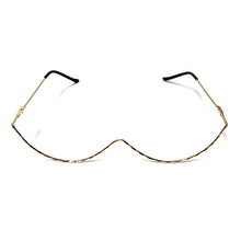 Load image into Gallery viewer, Diamond eyeglasses Alloy Frame for Women green and Red Pink Gem Lensless Chain Pendant Half Frame glasses