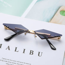 Load image into Gallery viewer, Narrow Sunglasses Irregular Diamond Cutting Sunglasses Personality Street Shoot Sun Glasses Female Eyewear UV400