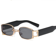 Load image into Gallery viewer, Rectangle Sunglasses Women Brand Designer Metal Big Frame Glasses Punk Shades Women Sun Glasses UV400 Unisex
