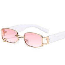 Load image into Gallery viewer, Rectangle Sunglasses Women Brand Designer Metal Big Frame Glasses Punk Shades Women Sun Glasses UV400 Unisex