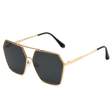 Carica l'immagine nel visualizzatore di Gallery, Sexy Square Cat Eye Sunglasses Women Rimless Cat-eye Sun Glasses Metal Shades for Vintage Women Eyewear UV400
