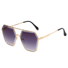 Carica l'immagine nel visualizzatore di Gallery, Sexy Square Cat Eye Sunglasses Women Rimless Cat-eye Sun Glasses Metal Shades for Vintage Women Eyewear UV400