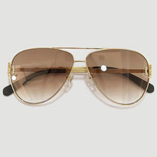 Load image into Gallery viewer, Goggle Pilot Sunglasses Women Men Brand Designer Big Gradient Sun Glasses Female UV400